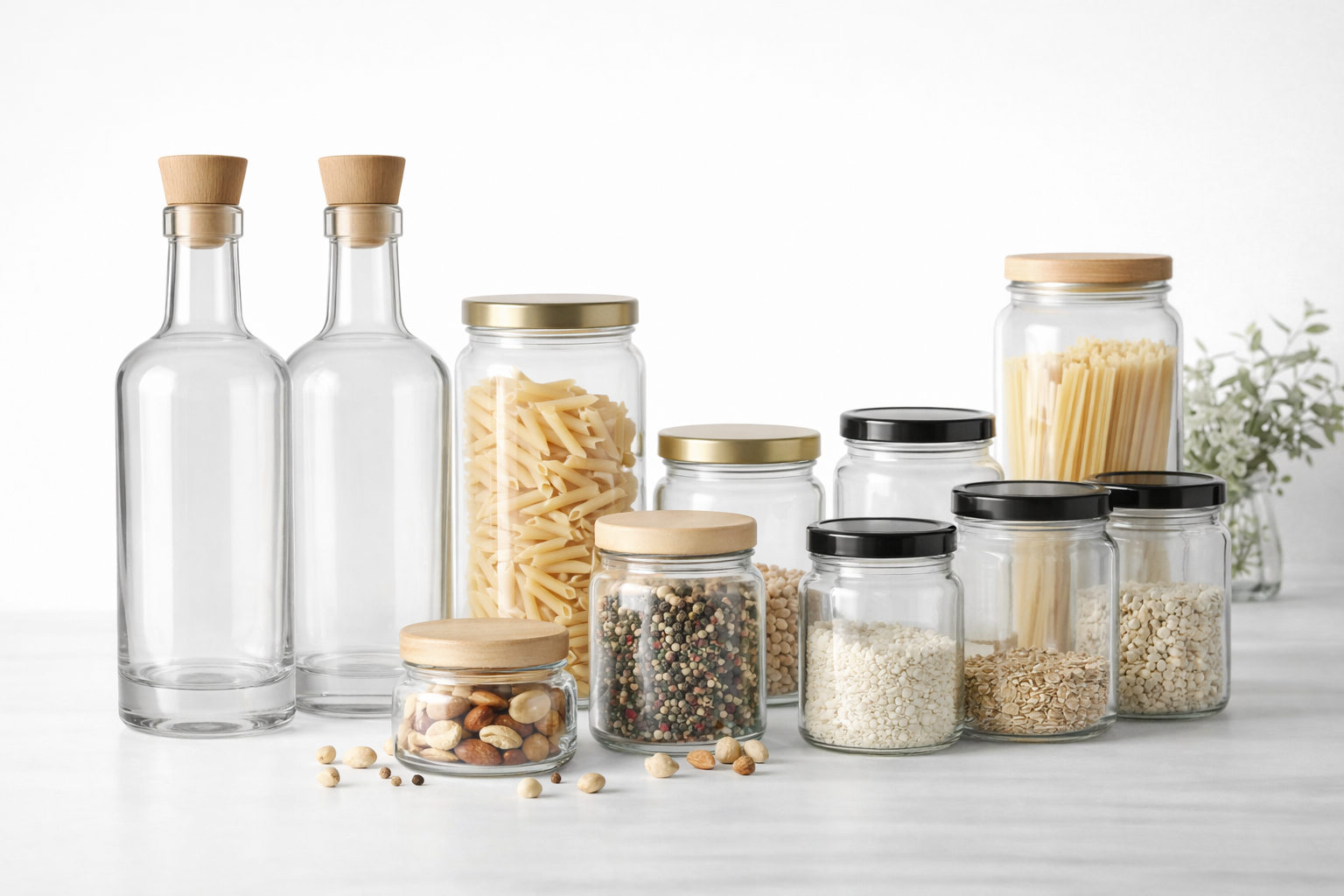 Glass product range