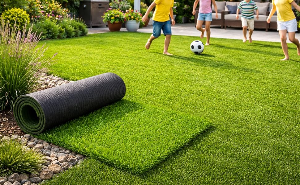 Artificial grass product range