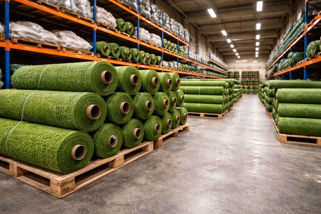 Artificial grass rolls